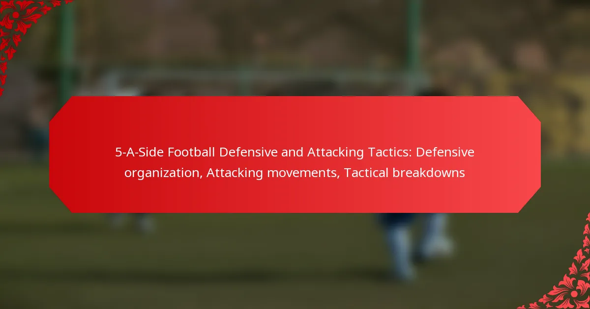 5-A-Side Football Defensive and Attacking Tactics: Defensive organization, Attacking movements, Tactical breakdowns